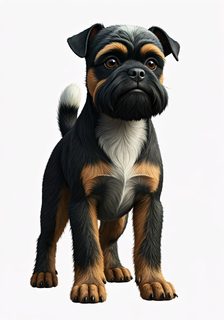 black and tan puppy
