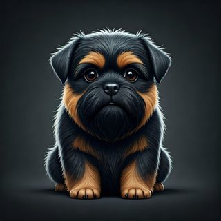 cute puppy portrait