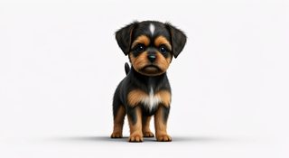 cute puppy portrait