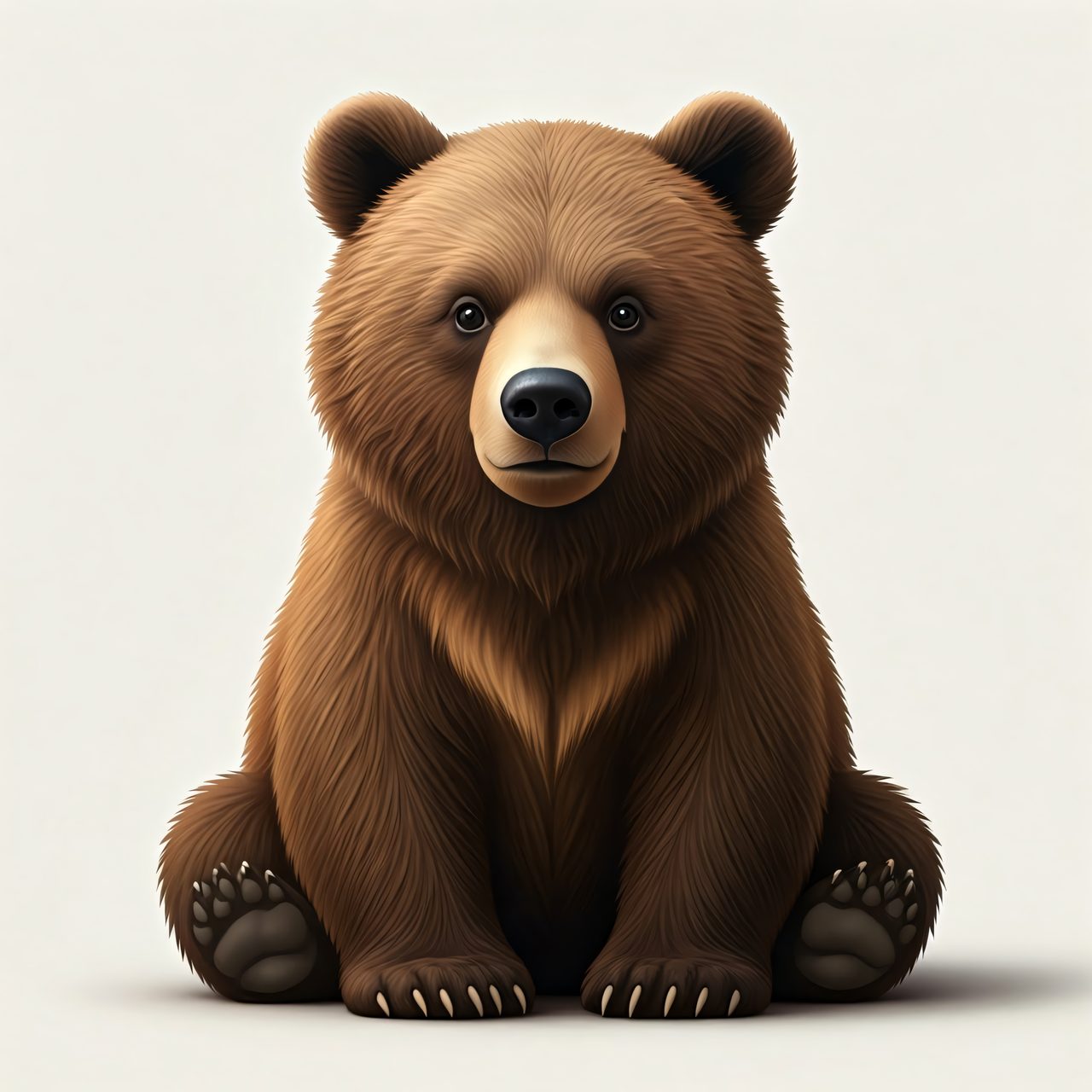 sitting-brown-bear