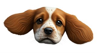 spaniel puppy portrait