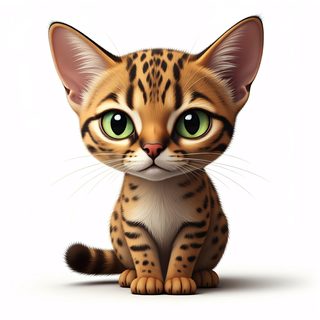 cute bengal kitten