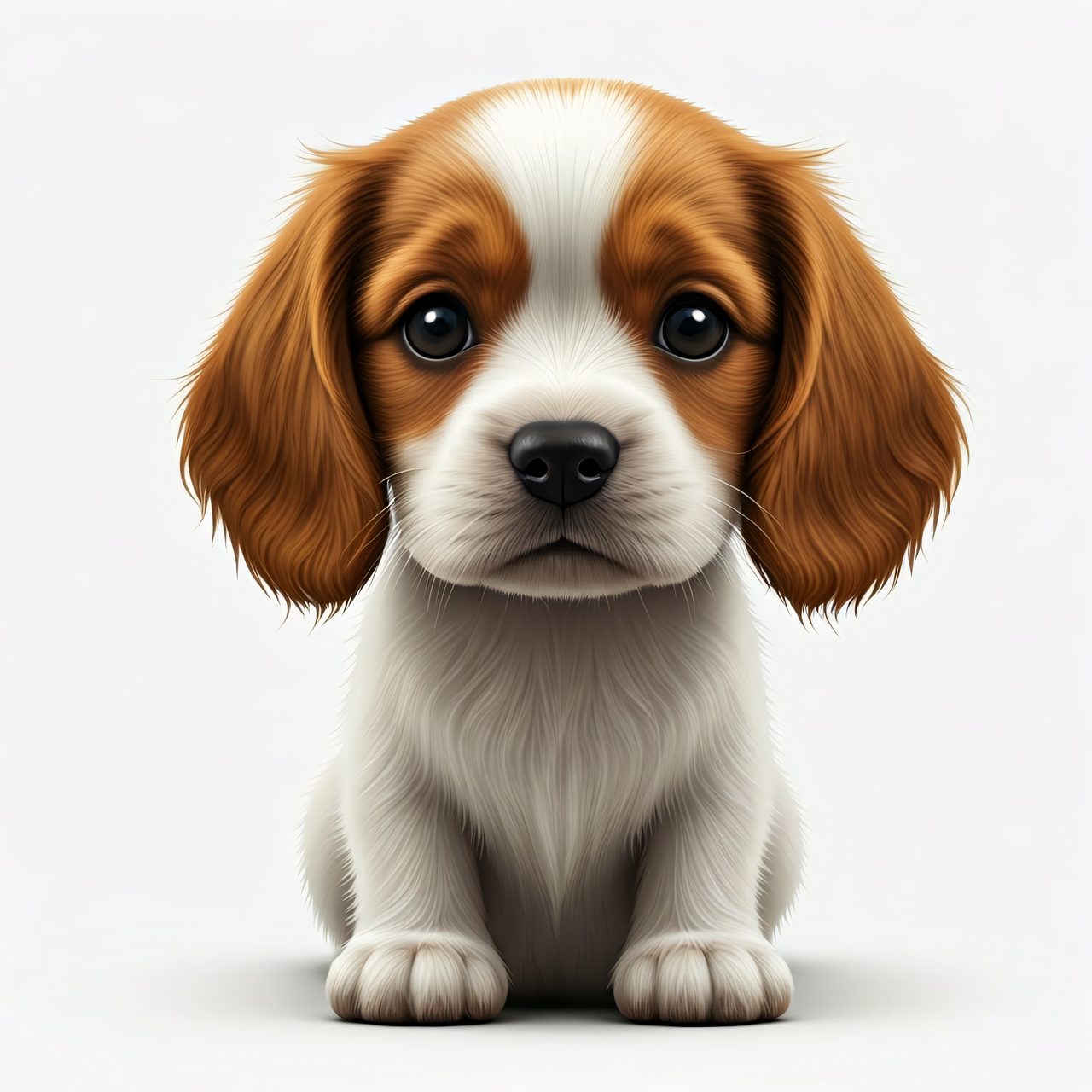 cute spaniel puppy