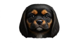 Cavalier Puppy Portrait