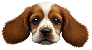 spaniel puppy face