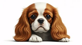 Cavalier Puppy Portrait