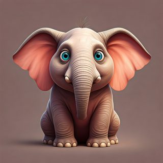 cute baby elephant