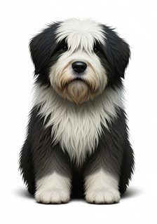 bearded collie puppy