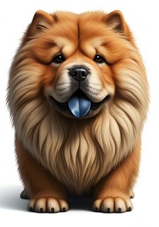 fluffy chow chow
