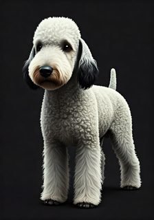 fluffy doodle dog
