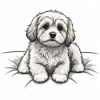 fluffy havanese puppy