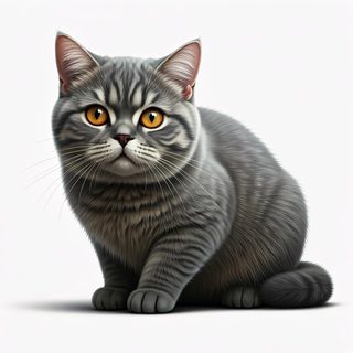 grey kitten portrait