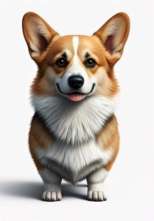 smiling welsh corgi
