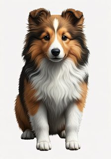 shetland sheepdog portrait