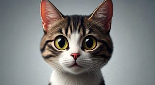 tabby cat portrait