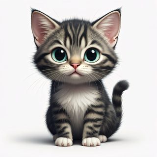Cute Tabby Kitten