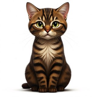tabby kitten portrait