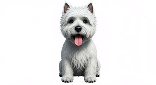 Westie Puppy Portrait