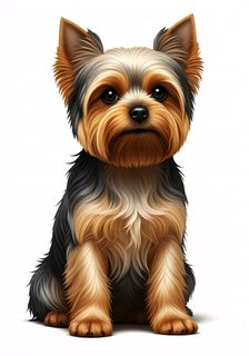 yorkie portrait