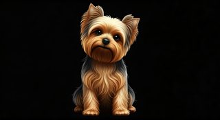 yorkie portrait