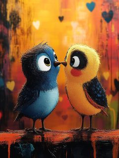 Affectionate Birds