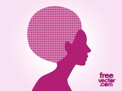 Afro Hair Girl Free Vector