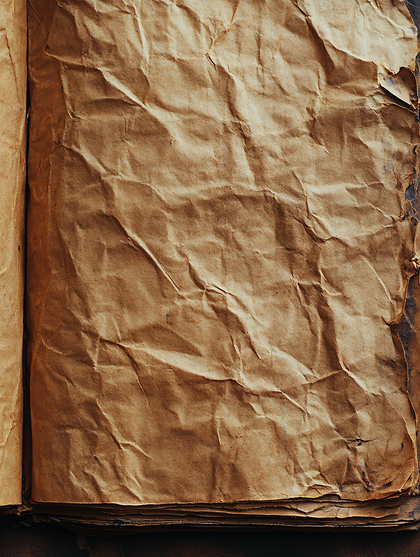 Aged Crumpled Paper Texture
