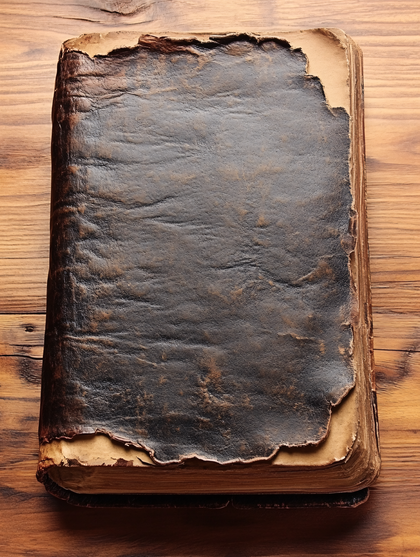 Aged Leather Book