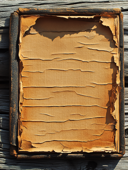 Aged Open Book