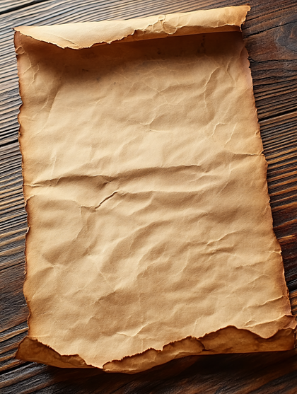 Aged Paper Scroll