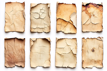 Aged Parchment Paper Collection