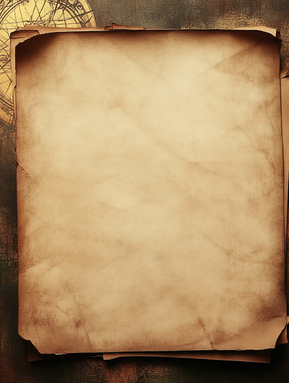 Aged Parchment Paper Stack
