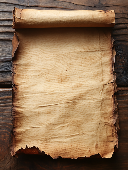 Aged Parchment Scroll