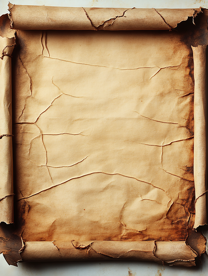 Aged Scroll Paper