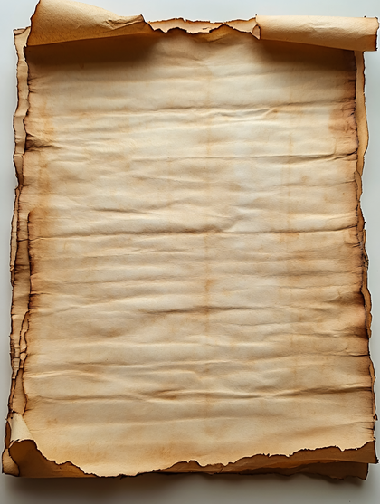 Aged Scroll Paper