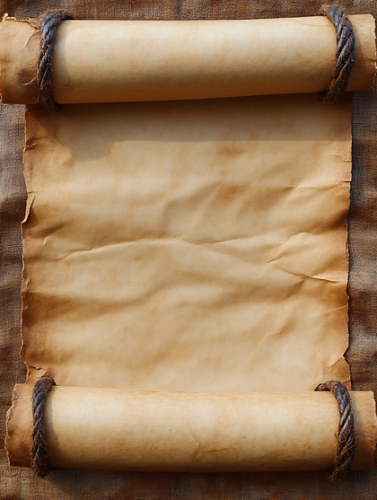 Aged Scroll Paper