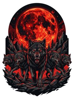 wolves blood moon