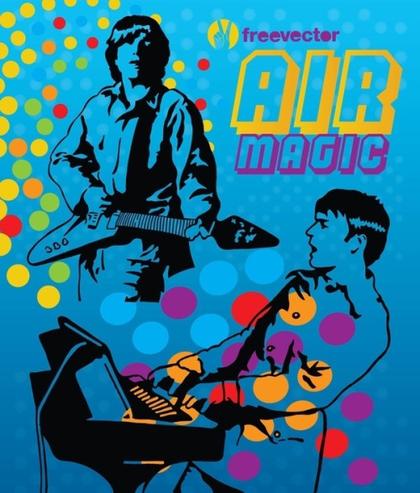 Air Live Music Free Vector