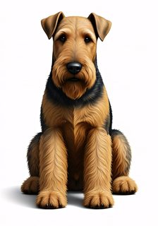 airedale terrier portrait