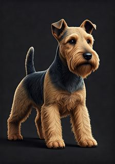 airedale terrier portrait