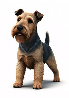 airedale terrier portrait