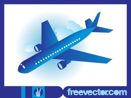 Airplane Icon Free Vector