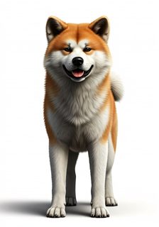 akita inu portrait