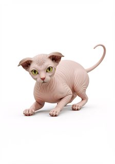sphynx cat pose