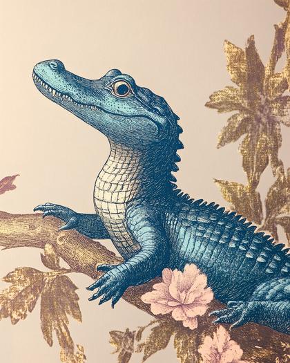 Alligator in Bloom