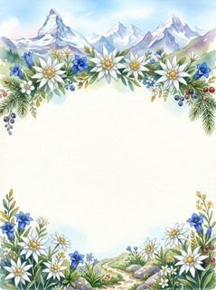 alpine flower frame