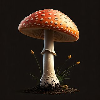 amanita muscaria mushroom