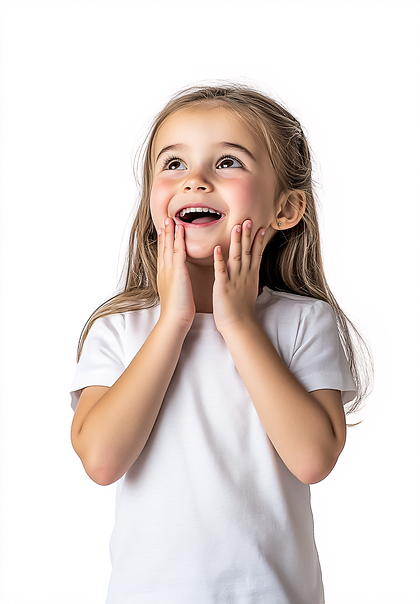 Amazed Little Girl