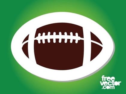 American Football Sticker Free Vector