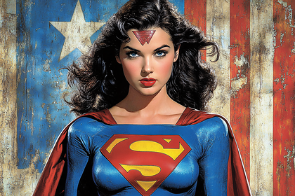 American Patriot Superwoman